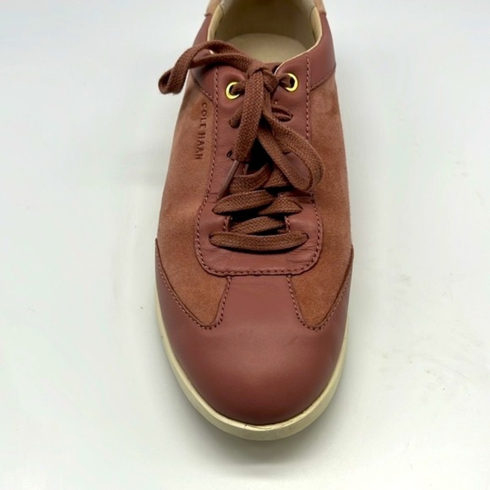 Cole Haan - Burlwood Grand Crosscourt Turf Suede Leather Sneakers Size 8 - Picture 4 of 16